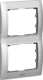 SISTENA/L metal aluminium Ramka podwójna pionowa