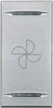 AXOLUTE 1M aluminium Klawisz wentylator