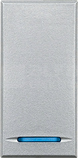 AXOLUTE 1M aluminium Klawisz jednofunkcyjny