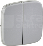 VALENA ALLURE aluminium Klawisz przycisku łącznika