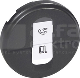 CELIANE RJ45 grafit Plakietka gniazda