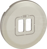 CELIANE 2xUSB tytan Plakietka gniazda zasilania