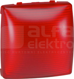 OTEO czerwony Klosz lampy