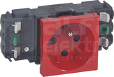 M45 2P+Z Gniazdo zacisk automat.