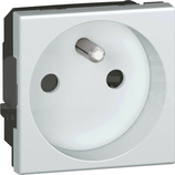 M45 2P+Z 45 aluminium Gniazdo zacisk automat.