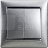 VALENA aluminium Łącznik świecznikowy