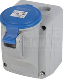 16A 3P+N+Z 230V IP44 Gniazdo stałe