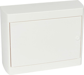 NEDBOX 1x12 Rozdzielnica natynkowa drzwi białe