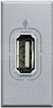 AXOLUTE 1M aluminium Gniazdo USB