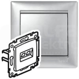 VALENA 1xRJ45 kat.5e aluminium Gniazdo komputerowe