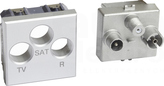 AXOLUTE aluminium Gniazdo TV-RD-SAT