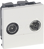M45 2M 14dB Gniazdo TV-RD przelotowe