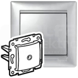 VALENA 14dB aluminium Gniazdo TV końcowe