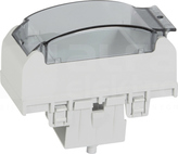 DLP 2mod 17,5mm aluminium Uchwyt do aparatów modułowych na szynę TH35