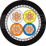 ETHERLINE Y 2x2xAWG24/1 (5e) kat5 Przewód teleinformatyczny