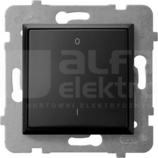 ARIA 10AX IP20 czarny metalik Łącznik dwubiegunowy