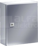 AE 300x380x210 V2A Szafa z płytą montażową metalowa