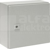 AE 300x300x155 RAL7035 Szafa z płytą montażową
