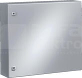AE 760x760x300 RAL7035 Szafa z płytą montażową