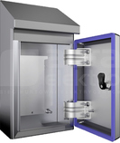 HD 220x350x155 1.4301 Obudowa sterownicza kompakt metalowa