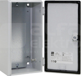 EB E-Box 150x300x120 RAL7035 Obudowa z płytą montażową metalowa