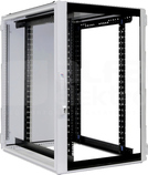 DK TS IT 800x1200x1000 24U Szafa drzwi szklane pełne metalowa