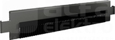 VX 600x100mm (2szt) Osłona cokołu z listwą szczotkową