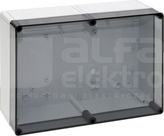 PK 360x254x111 IP66 Obudowa PC pokrywa transp z tworzywa