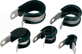 ALU11C-AL/CR-BK czarny Obejma mocująca