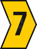 HGDC1-3 7-PVC-YE żółty Oznacznik