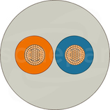 6XV18128A 2x0,75mm2 Przewód sterowniczy
