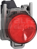 XB4BVBM4GEX 24...254 V AC/DC, CZERWONY Wskaźnik świetlny wbudow.LED