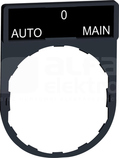 ZBY2185*BIALEAUTO-O-MAINCZ RAMKA 30X40 Z ETYKIETA 8X27