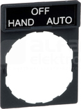 ZBY2387*BIALE HAND-OFF-AUTO RAMKA 30X40 Z ETYKIETA 8X27