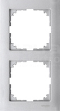 MERTEN M-PURE aluminium Ramka 2-krotna