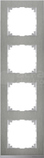 MERTEN M-PURE DECOR stal szlachetna Ramka 4-krotna