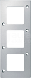 MERTEN WANDALOODPORNY aluminium Ramka 3-krotna