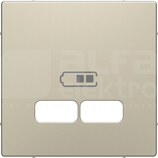 MERTEN D-LIFE piasek sahary Płytka centralna gniazda ładowania USB