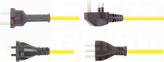 OLFLEX PLUG 540P 3G0,75 2000 Przewód przyłącz.żółty z wtyczką