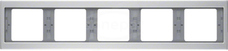 K.5 aluminium Ramka 5-krotna pozioma