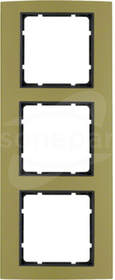 B.3 aluminium/złoty/antracyt Ramka 3-krotna