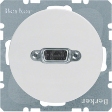 R.1/R.3/R.8 biały Gniazdo VGA