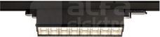 SIGHT MOVE DALI 4000K czarny Lampa do systemu 3-fazowego