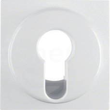 S.1/B.3/B.7 GLAS śnieżnobiały połysk Element centr.łącznika na klucz
