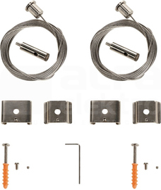 EUTRAC S-TRACK 1F 5m Podwieszenie druciane do szyny