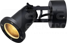 NAUTILUS WL QPAR51 GU10 IP54 czarny Lampa naścienna
