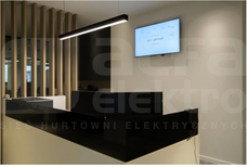 GLENOS 1m PD 3000K czarny Oprawa LED