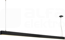 GLENOS 2m PD 3000K czarny Oprawa LED