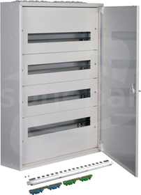 FW424WT IP30 4x24mod. Rozdzielnica natynkowa metalowa