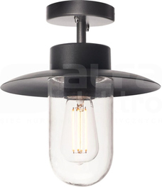 MOLAT max.60W E27 IP44 antracyt Oprawa sufitowa
